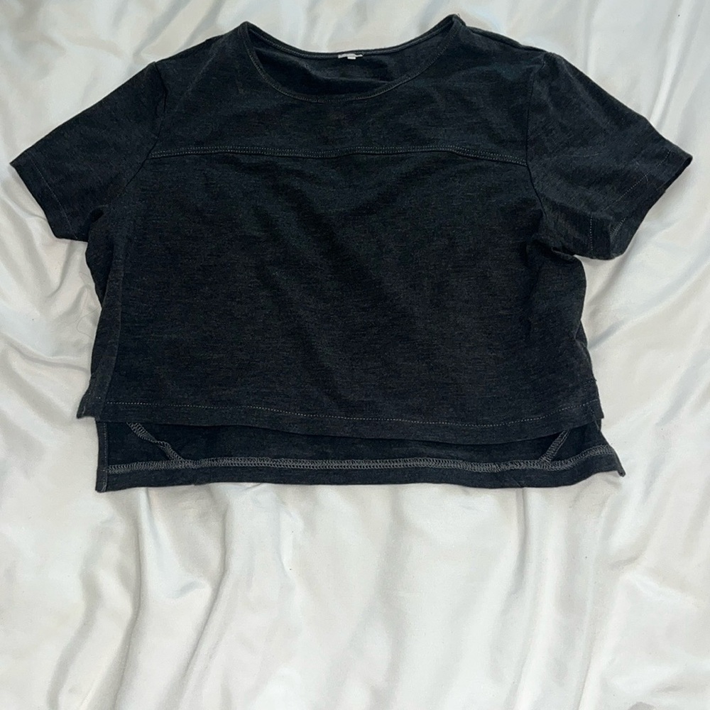 Alphalete Dark Gray Crop Top